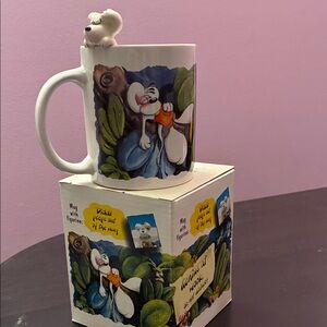 NWT Colorful Ceramic Mug - Genius at Work